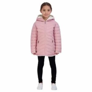 New! Steve Madden Youth girls Reversible Parka size Small (7-8) fast S/H